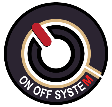 ONOFF SYSTEM 로고 심볼